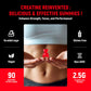 Creatine Monohydrate Gummies 5g for Men & Women - Boost Focus,Strength, and Endurance, Anti-Melting Formula, Vegan, Gluten-Free, Non-GMO, 2.5 Gram Creatine per Gummy (Strawberry 90 ct)