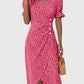 Barbara - Fresh Bloom V-Neck Dress