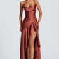 Women's Backless Ruffles Irregular Dress