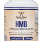 Double Wood Supplements HMB Supplement – 120 Capsules, Pack of 2, 1000 mg per Serving, Gluten Free, Non-GMO, Third-Party Tested