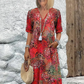 Samantha | Elegant Floral Midi Dress