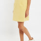 Louche Dylan Summer Gingham Mini Skirt In Yellow