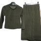 Layla Kids Ribbed Lined 2 Piece Set with Wide Leg Trousers for Comfortable Style