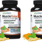 ecostream Naturals Relaxant – 2300 mg Day/Night Capsules with Valerian, Passion Flower, Magnesium (2-Pack)