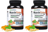 ecostream Naturals Relaxant – 2300 mg Day/Night Capsules with Valerian, Passion Flower, Magnesium (2-Pack)