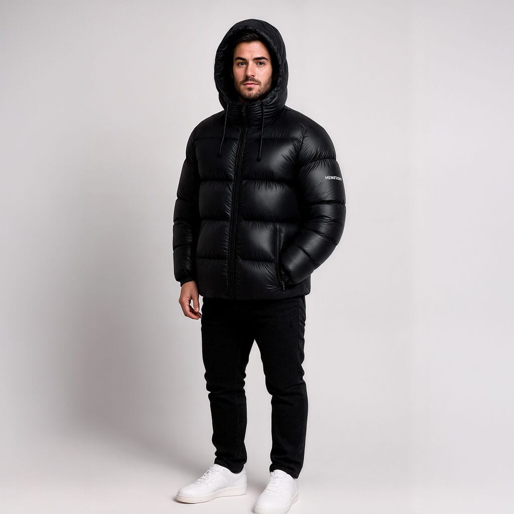 Edge Hooded Down Jacket