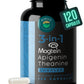 Eleva Nutrition Magnesium Theanine Apigenin Sleep Aid – 3-in-1 Complex, Melatonin-Free, Gluten Free & Non-GMO, 120 Veggie Capsules