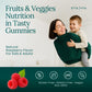 Etta Vita 120 Chews Super Greens Gummies | 9 Superfruits & 30 Veggies