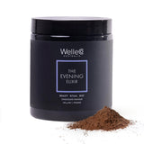 WelleCo Evening Elixir: Vitamin C Hot Chocolate Beauty Drink Mix for Sleep, Skin Glow & Collagen Support | 150g Jar