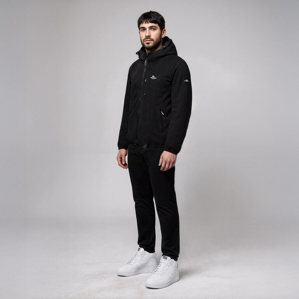 Eyeblock Hooded Windbreaker Jacket