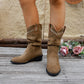 Vintage Embroidery Western Cowboy Boot Women