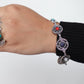 7 Chakras Sacred Geometry Bracelet - A spiritual charm bracelet with 7 gemstones—infused with balance and symbolism.