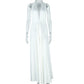 Women's Sleeveless Halter Lace-up Backless Split Long Skirt