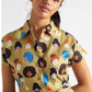 Dancia Besties Print Midi Shirt Dress