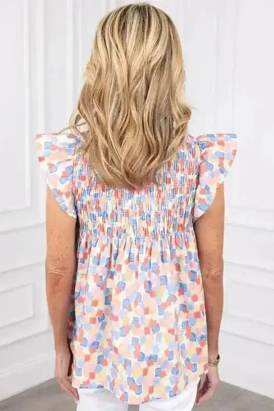 Abstract Elegance Blouse