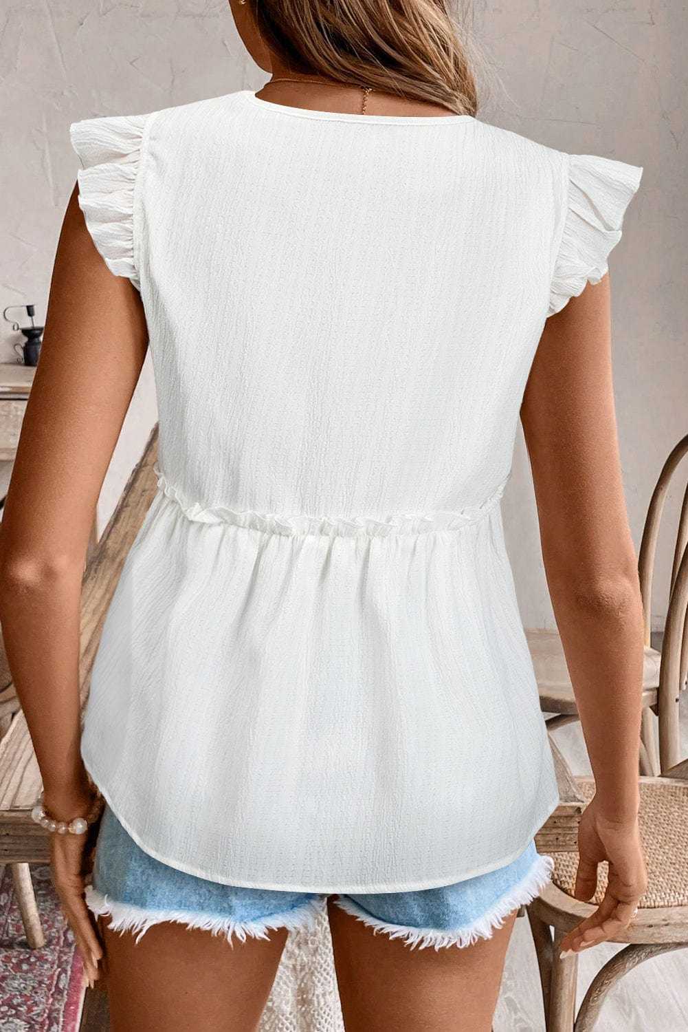 Blush Breeze Flowy Top
