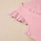 Blush Breeze Flowy Top