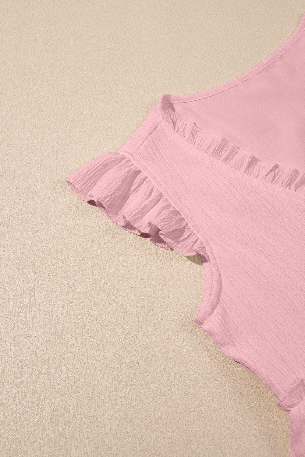 Blush Breeze Flowy Top