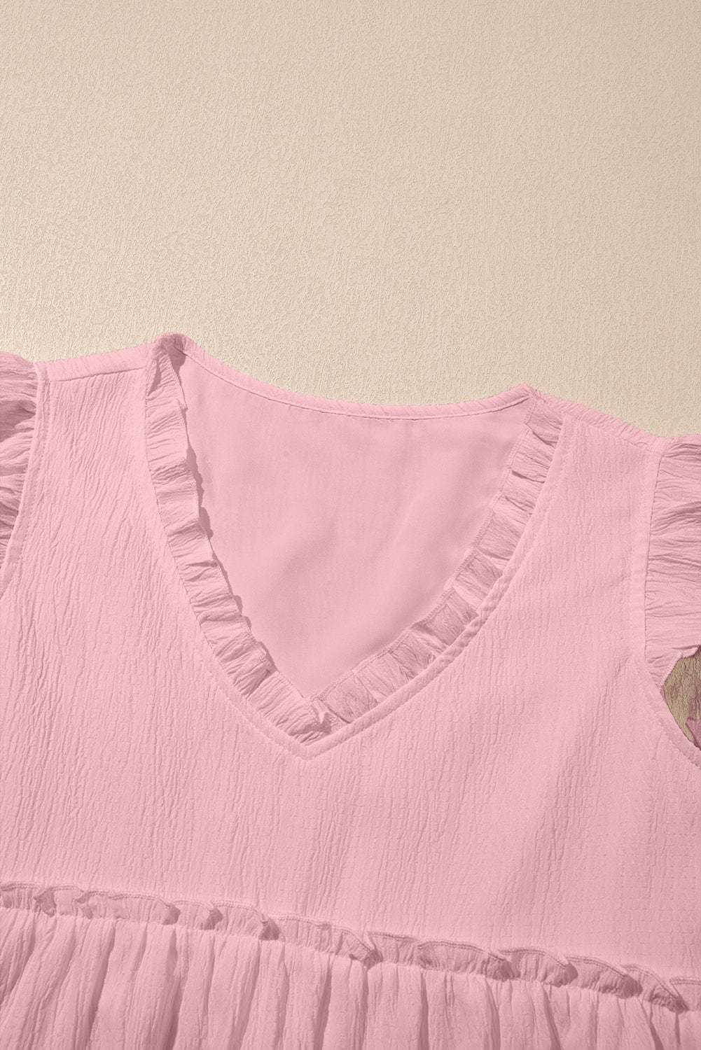 Blush Breeze Flowy Top