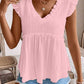 Blush Breeze Flowy Top