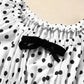 Bow Detail Polka Dot Blouse
