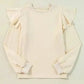 Cascade Elegance Ruffle Blouse