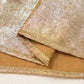 Elegant Gold Bow Tie Puff Sleeve Ruffle Blouse