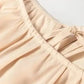 Elegant Ruffled Peplum Blouse