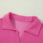 Feminine Silhouette Corded Blouse