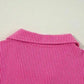Feminine Silhouette Corded Blouse