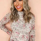 Floral Aura Mesh Blouse