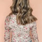 Floral Aura Mesh Blouse