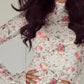 Floral Aura Mesh Blouse