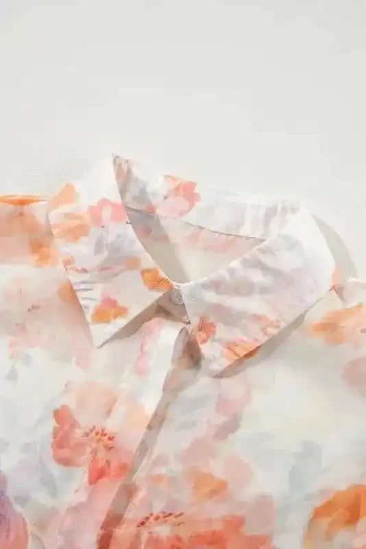 Floral Drift Oversized Blouse