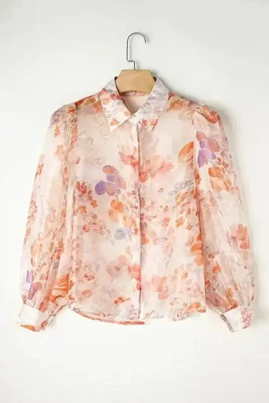 Floral Drift Oversized Blouse