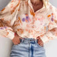 Floral Drift Oversized Blouse
