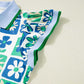 Floral Fusion Flutter Blouse