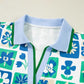 Floral Fusion Flutter Blouse