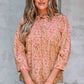 Floral Half Sleeve Blouse Top – Women’s Boho Casual Printed Blouse