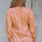 Floral Half Sleeve Blouse Top – Women’s Boho Casual Printed Blouse