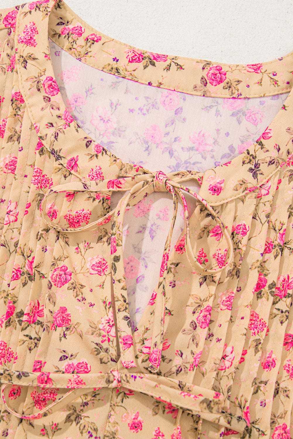 Floral Half Sleeve Blouse Top – Women’s Boho Casual Printed Blouse