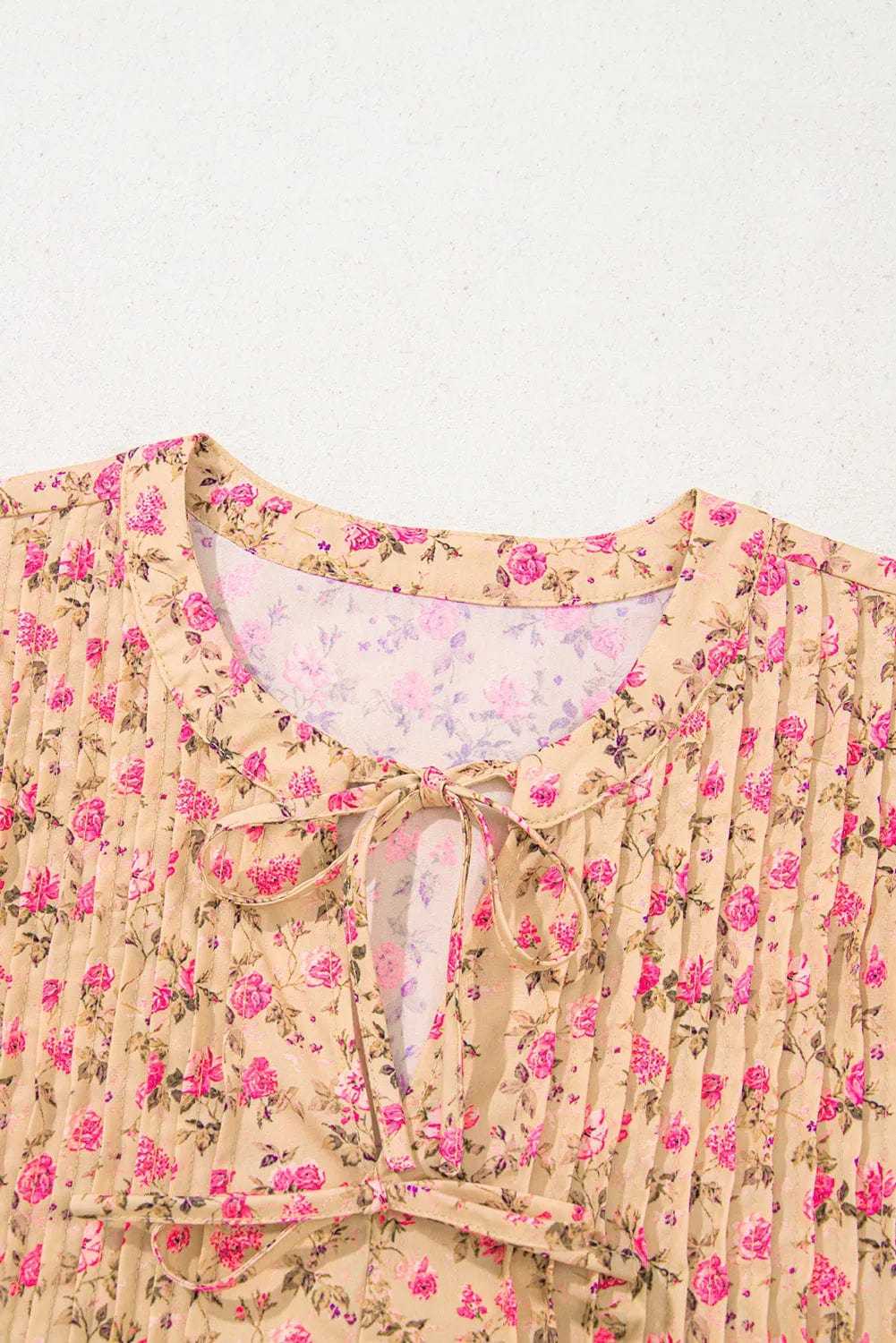 Floral Half Sleeve Blouse Top – Women’s Boho Casual Printed Blouse