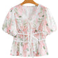 FloraVogue Peplum Blouse