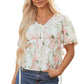 FloraVogue Peplum Blouse