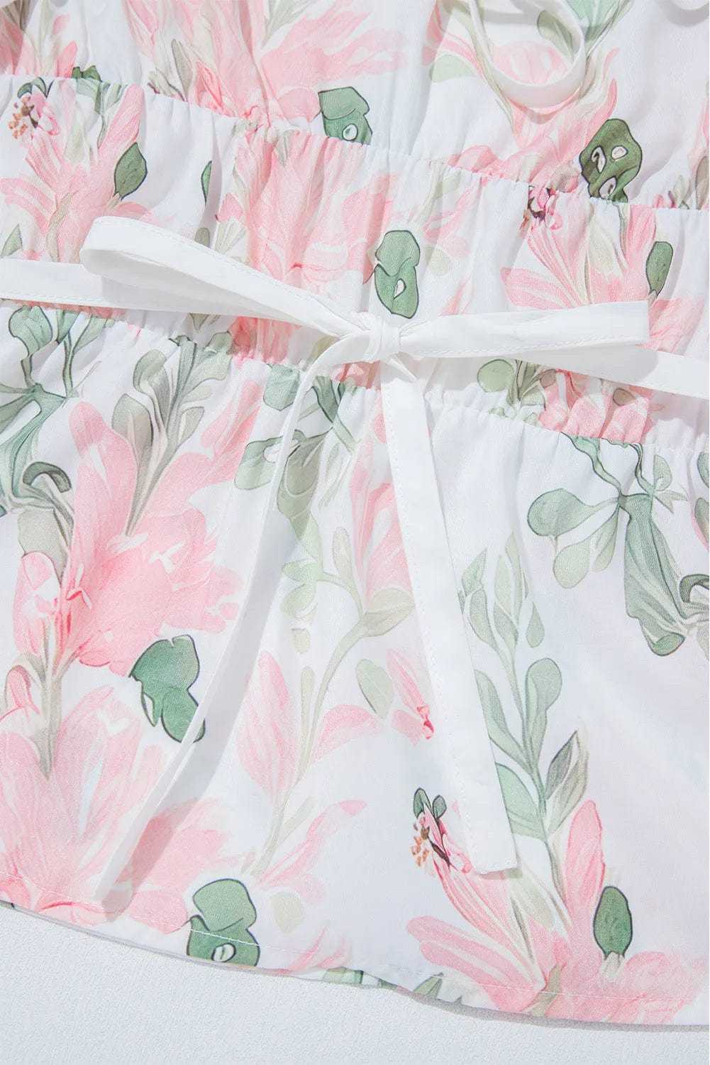 FloraVogue Peplum Blouse