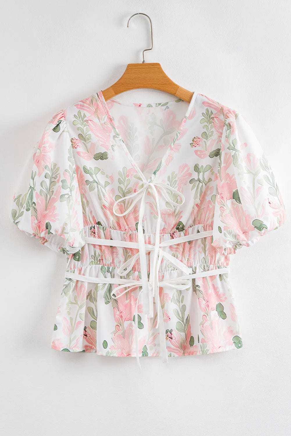 FloraVogue Peplum Blouse