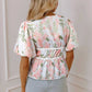 FloraVogue Peplum Blouse