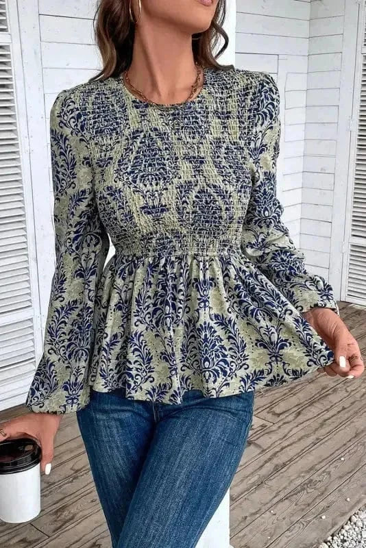Free Spirit Peplum Blouse