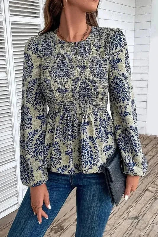 Free Spirit Peplum Blouse