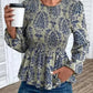 Free Spirit Peplum Blouse
